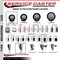 Service Caster 3'' Black Poly Swivel 1-5/8'' Expanding Stem Caster Set 2 Total Lock Brakes, 4PK SCC-EXTTL20S314-PPUB-BLK-2-S-2-158 - alternate 4